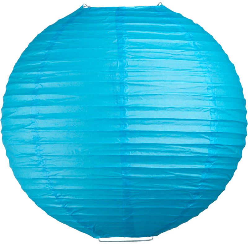 Aqua Paper Lantern