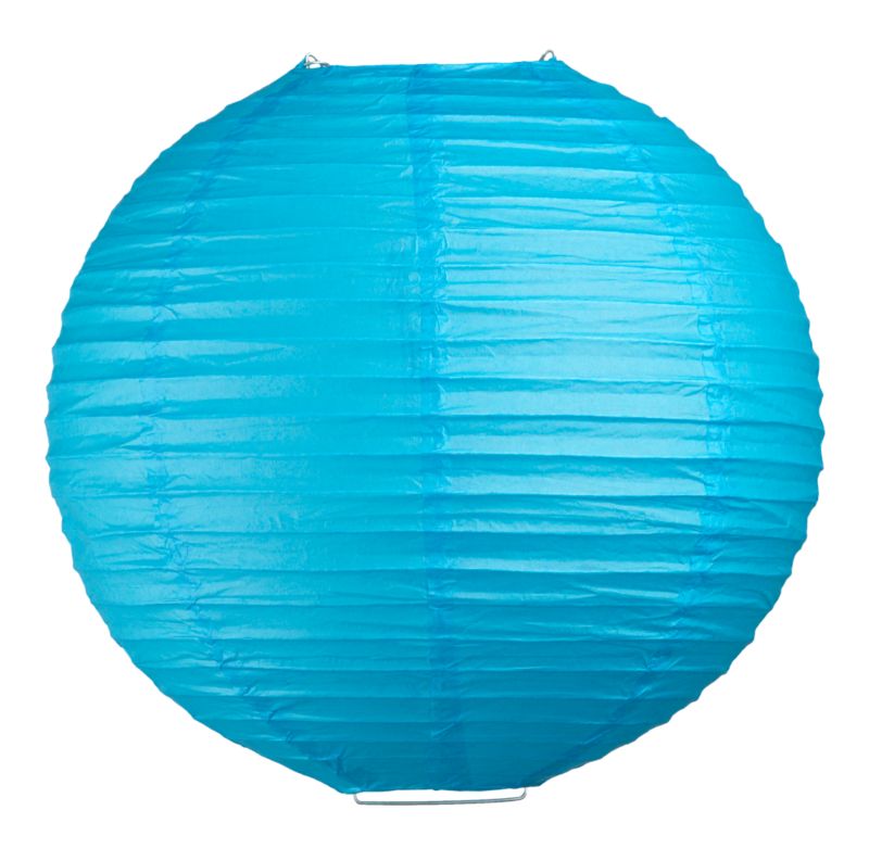 PaperLantern12inAquaOT12