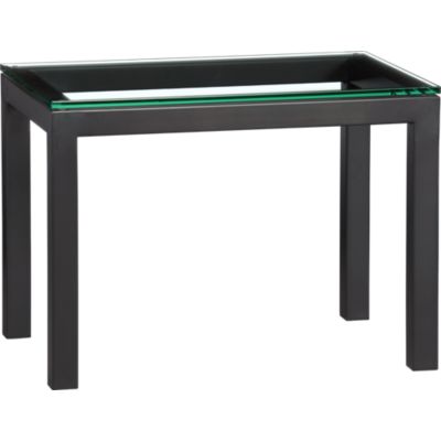 Parsons 20x30 Side Table with Glass Top