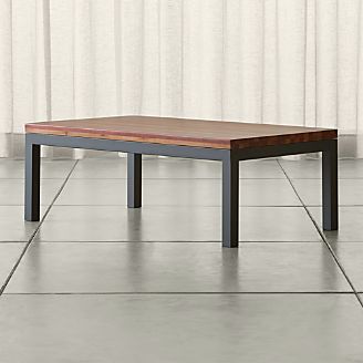 black steel coffee table