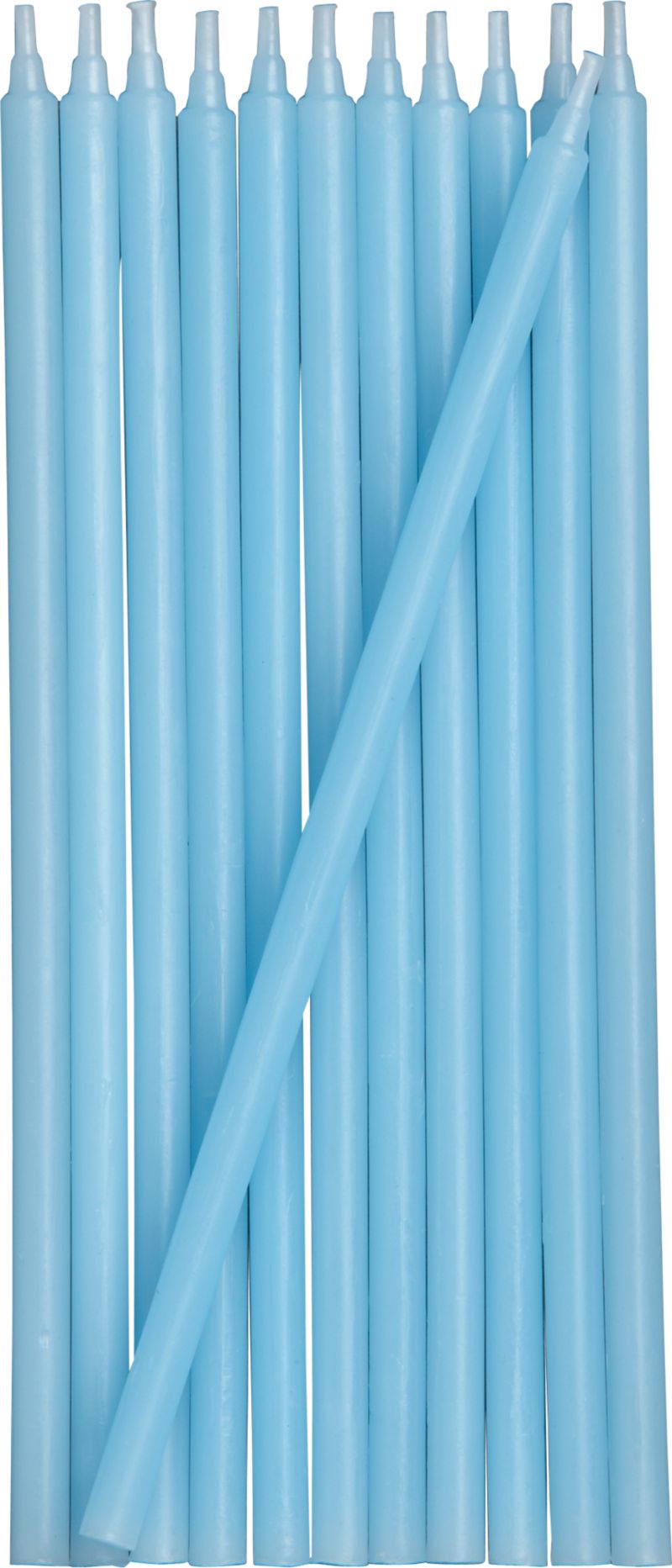 Set of 12 Aqua Party Candles