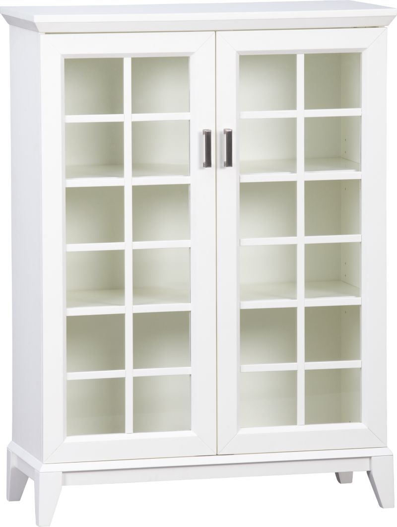 Paterson White 36.5" Two-Door Cabinet
