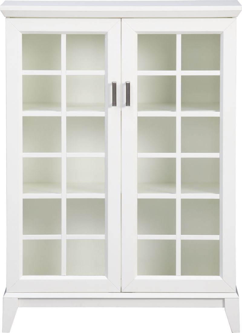 Paterson White 2-Door Cabinet