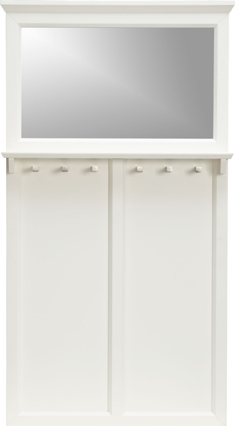White Back Panel.