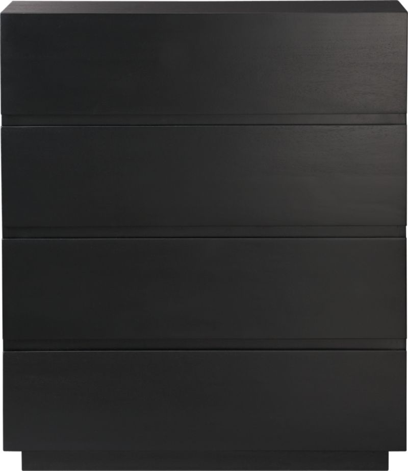 Pavillion Black 4-Drawer Chest