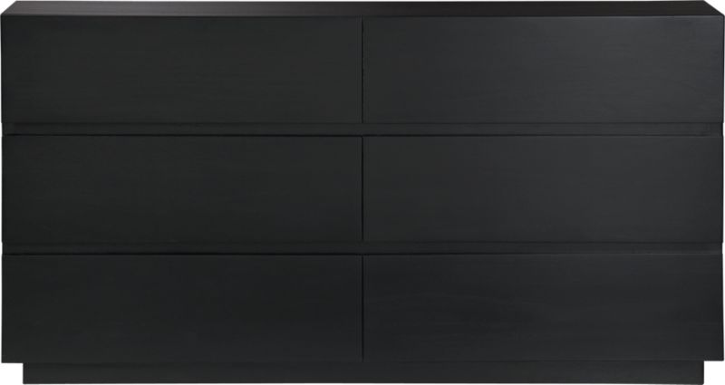 Pavillion Black 6-Drawer Dresser