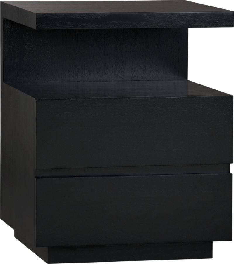 Pavillion Black Nightstand