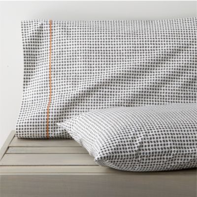 Set of 2 Pebble Standard Pillowcases