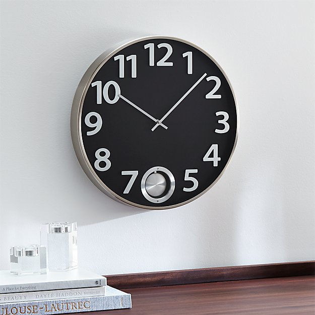 Pendulum Wall Clock Crate and Barrel