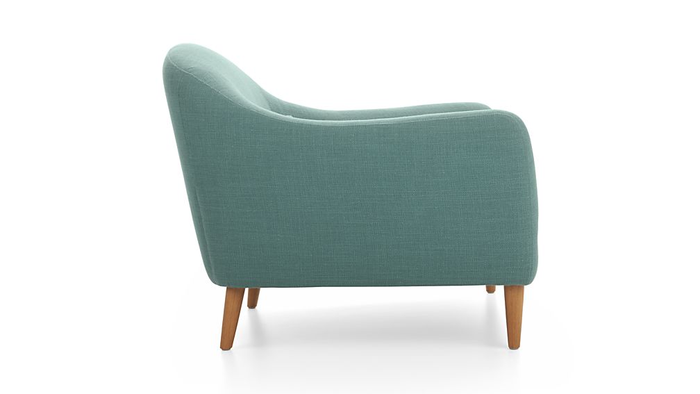 Pennie Chair Lindy Cornflower Crate and Barrel