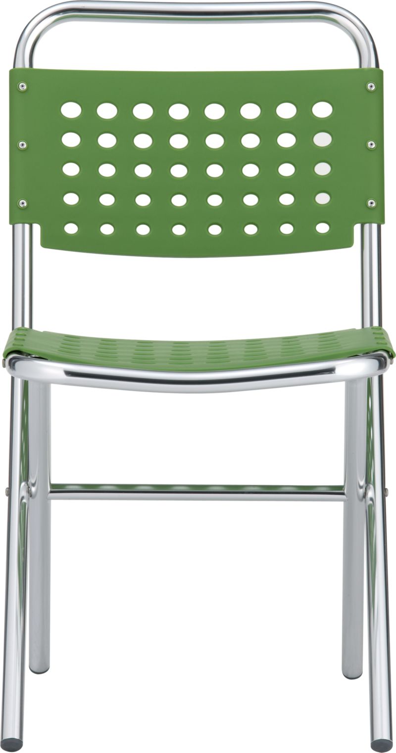 Perf Green Folding Chair