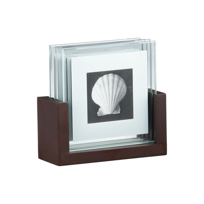 5-Piece Photo Coaster Set | Crate&Barrel | Coasters | Modern Home Decor from crateandbarrel.com