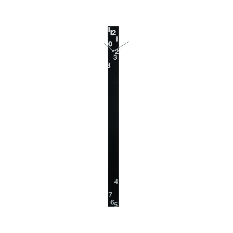 Piano Black Wall Clock
