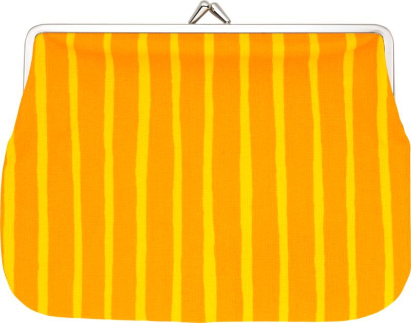 Marimekko Piccolo Puolikaskukkaro Yellow Coin Purse