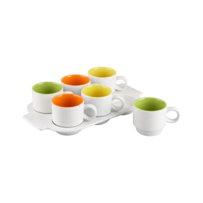 Pick Me Up Stacking Mugs with Tray
