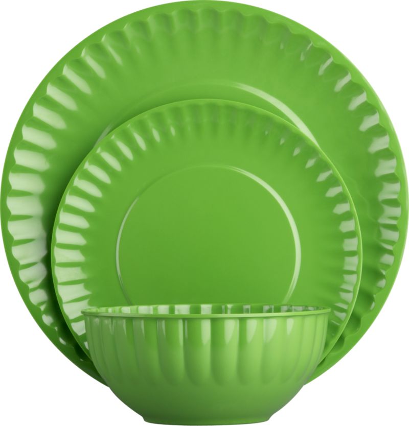 Picnic Green Dinnerware