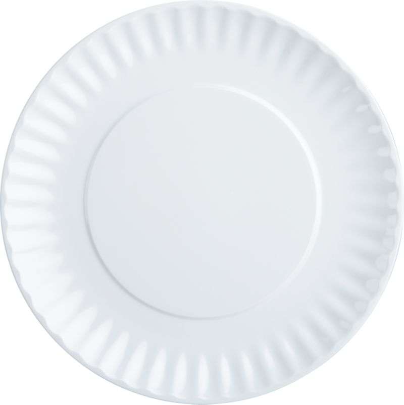 Picnic White Salad Plate