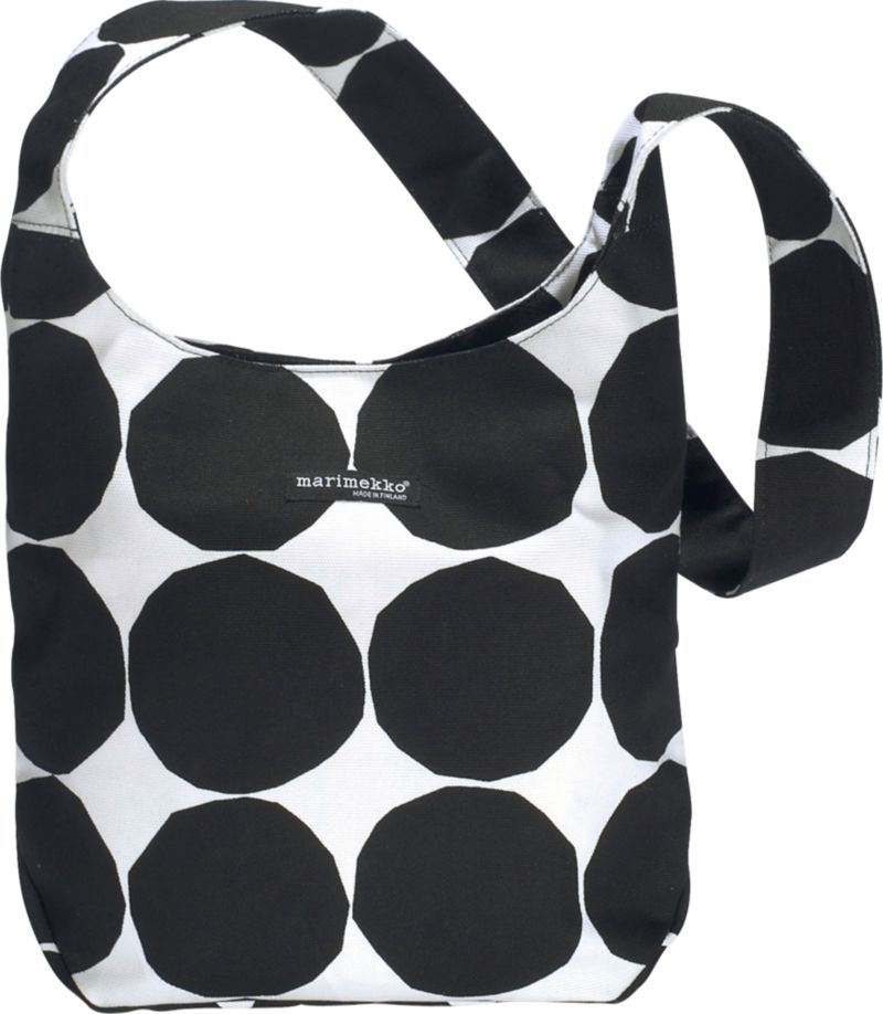 Marimekko Pienet Kivet Kvartsi Black and White Bag
