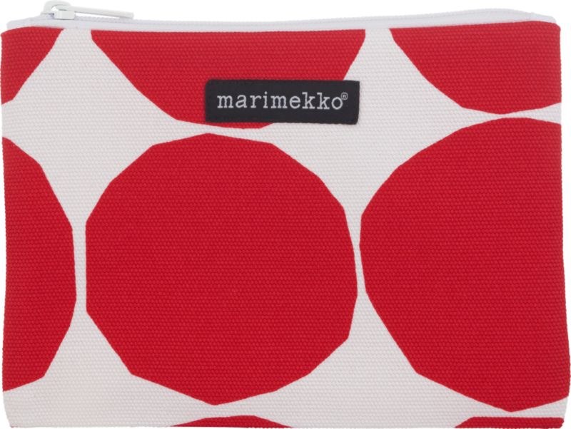 Marimekko Pienet Kivet Kivi Red and White Bag