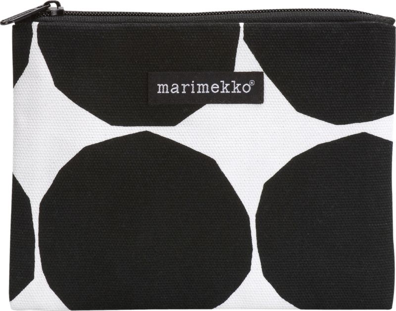 Marimekko Pienet Kivet Kivi Black and White Bag