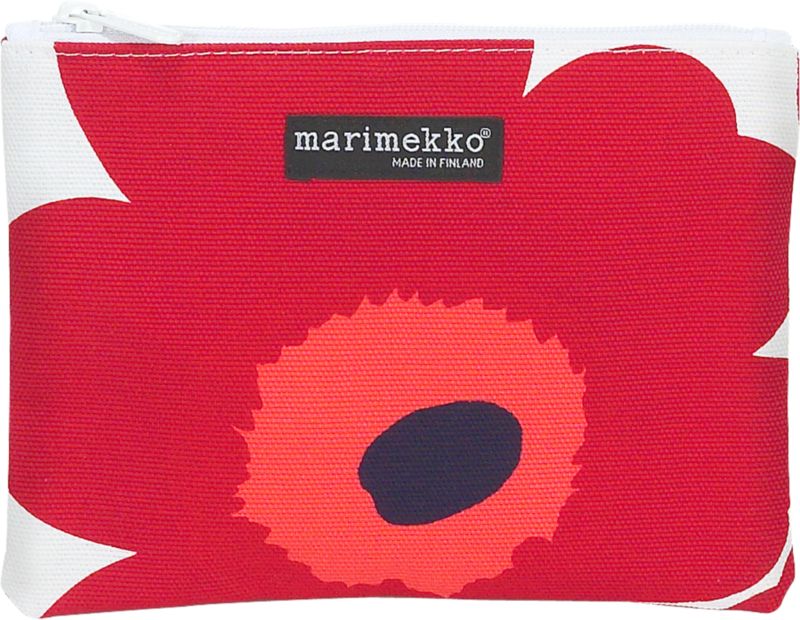 Marimekko Unikko Pieni Keiju Red and White Bag