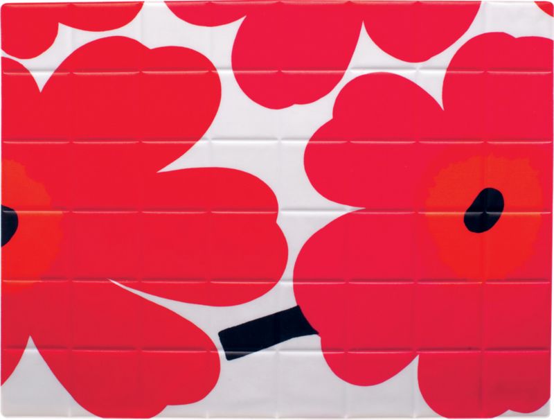 Marimekko Pieni Unikko Red Placemat