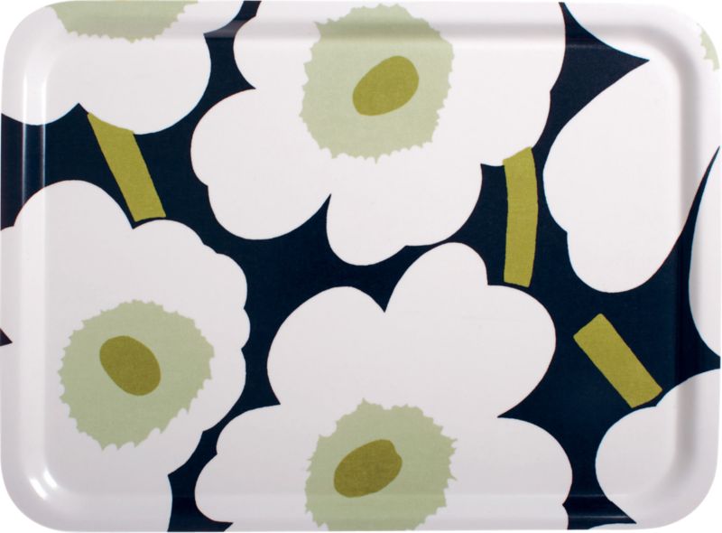Marimekko Pieni Unikko White Tray