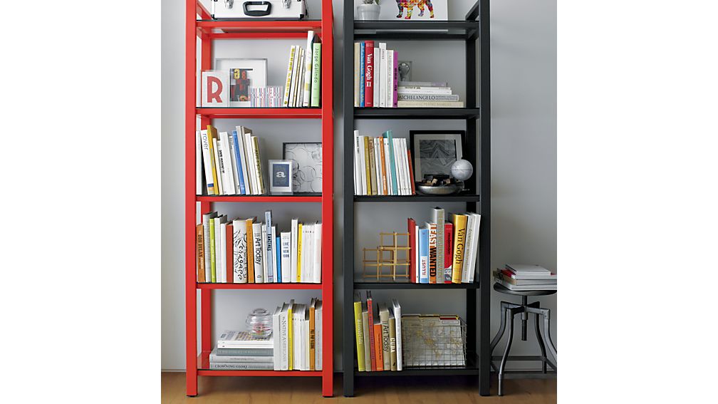 Pilsen Graphite Bookcase Crate and Barrel
