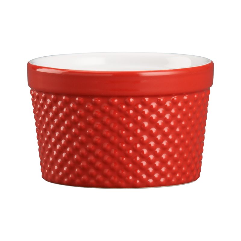 Pin Dot Ramekin Poppy