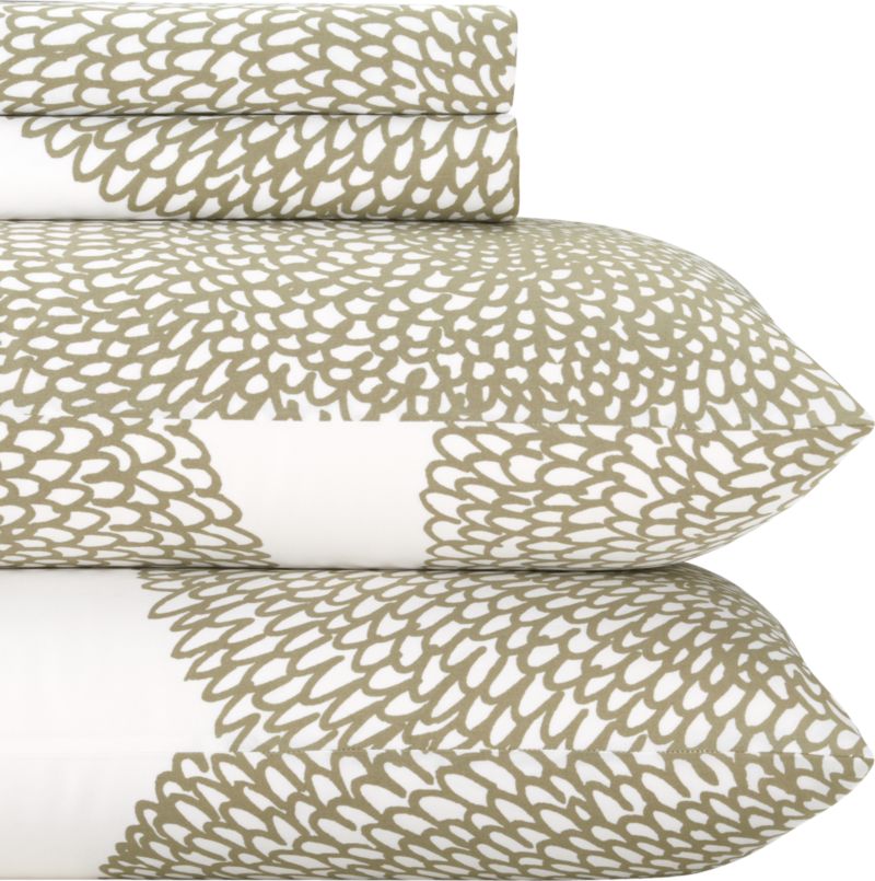 Marimekko Pippurikera Sage Full Sheet Set