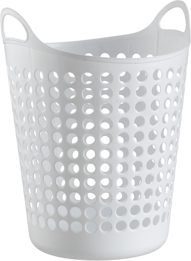 Large White Plastic Basket