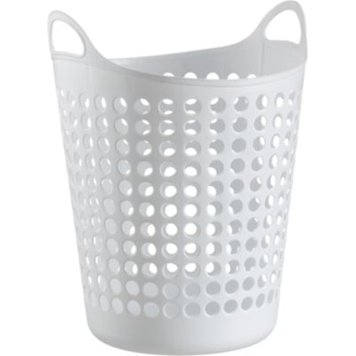 Large White Plastic Basket