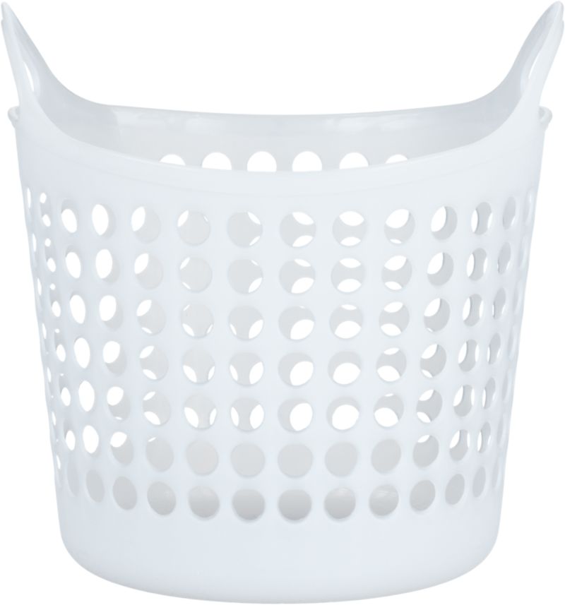 Small White Plastic Basket