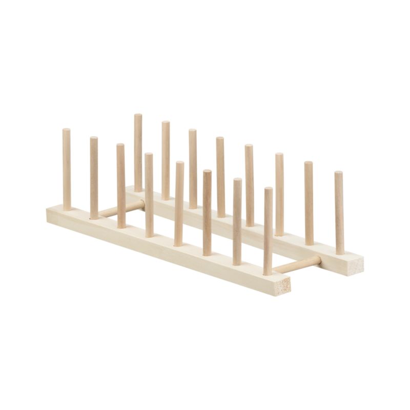 15" Wooden Plate Rack