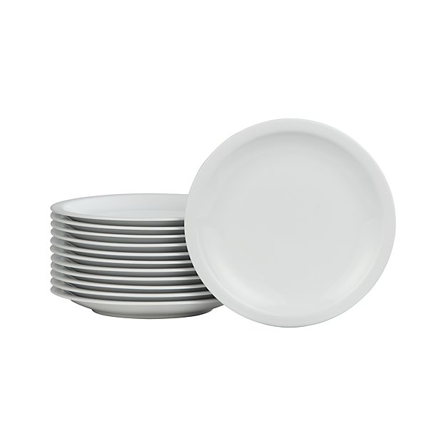Set of 12 Boxed 10.5" Dinner Plates Crate and Barrel