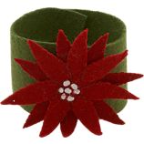 Poinsettia Napkin Ring