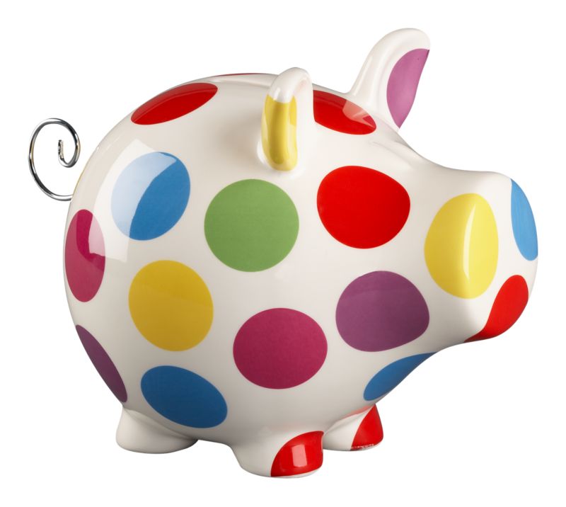 PolkaDotPiggyBankOT9