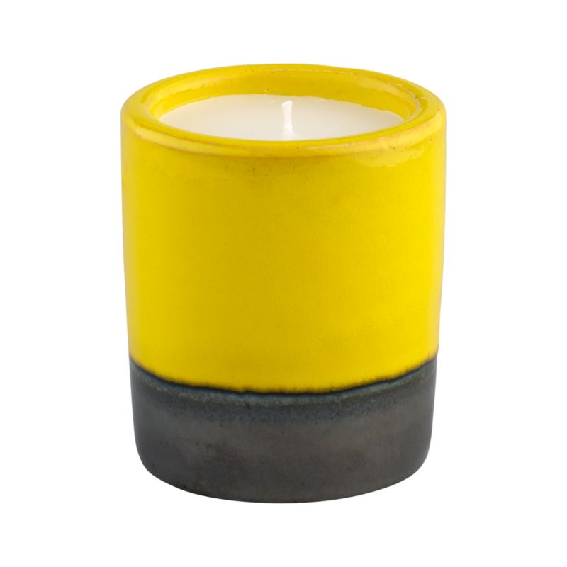 Pomeroy Yellow Candle Pot