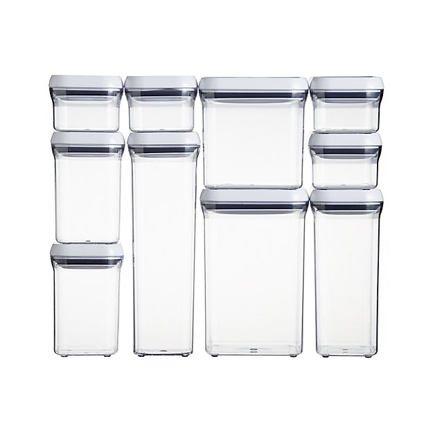 OXO ® 10Piece Pop Container Set Crate and Barrel
