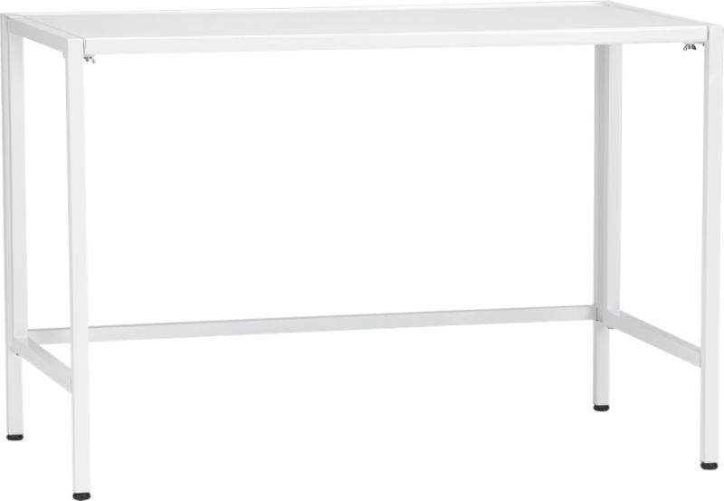 Pop Up White 44" Desk