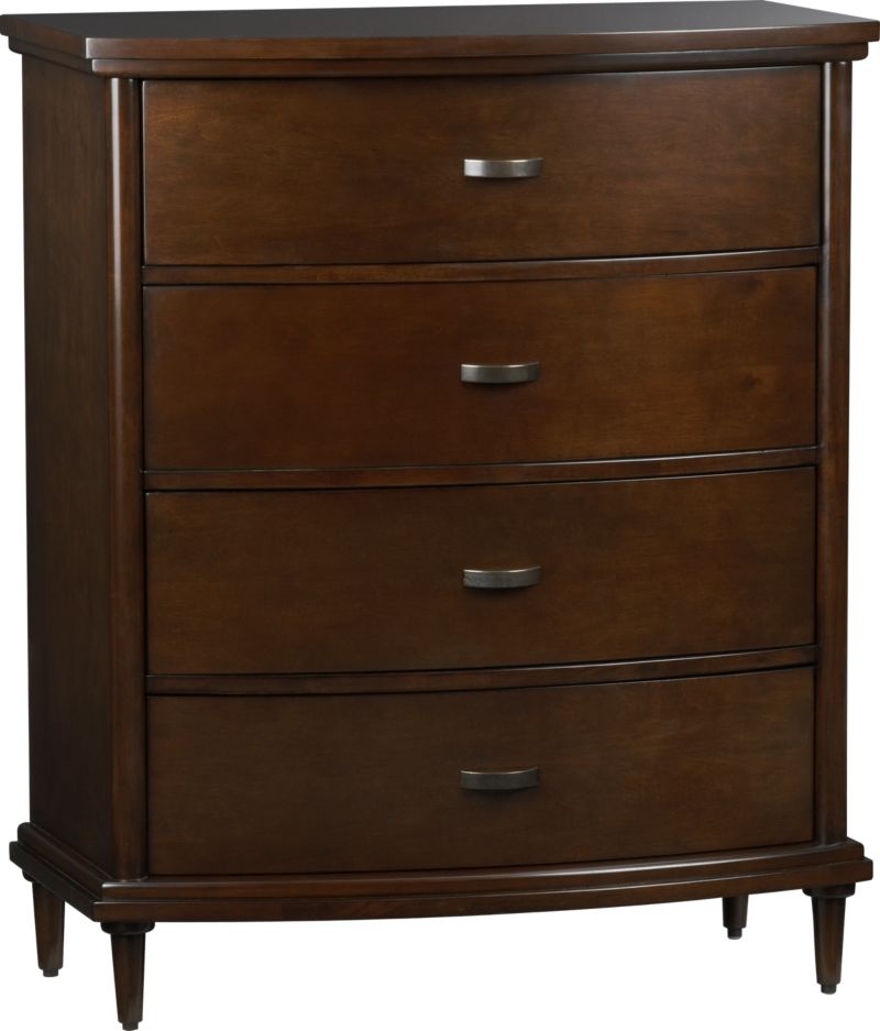 Crate and Barrel - Porto Four-Drawer Chest shopping in Crate and Barrel Bedroom Furniture from crateandbarrel.com