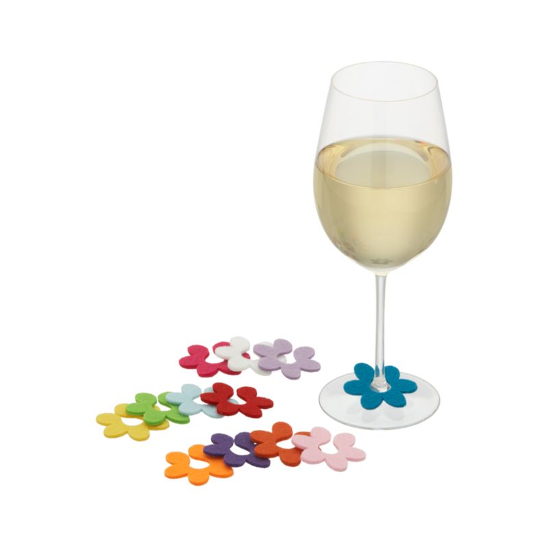 Posy Wine Charms Set of 12