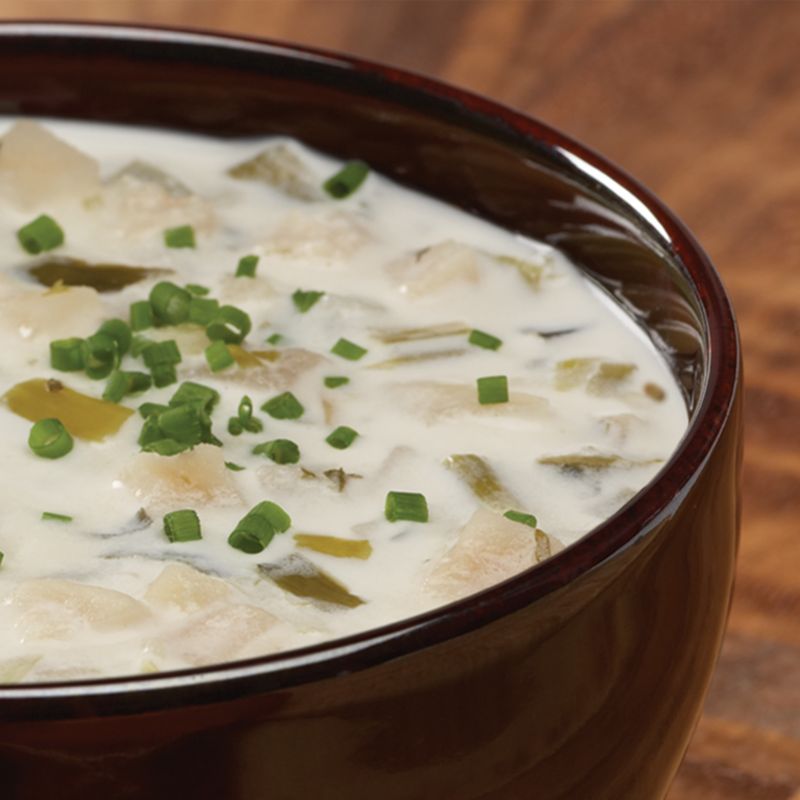 All-Natural Potato and Leek Chowder