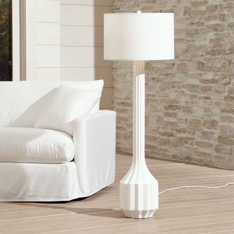 Prism Outdoor Floor Lamp | Crate and Barrel