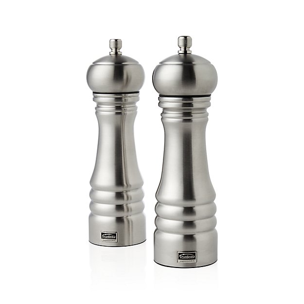 Professional Salt & Pepper Mill Set Crate and Barrel