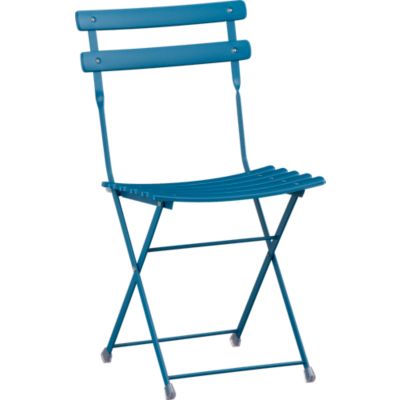 Pronto Blue Folding Bistro Chair