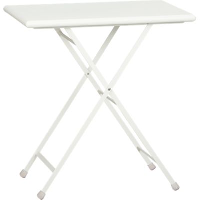 Pronto Small White Folding Bistro Table
