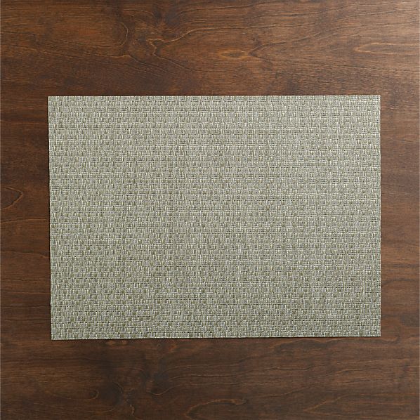 Chilewich ® Purl Silver Vinyl Placemat