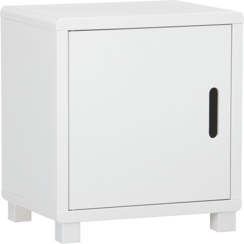 Qube 1-Section White Storage Unit