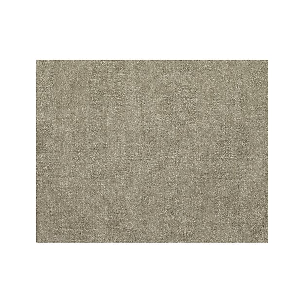 Quinn Taupe Wool 8'x10' Rug Crate and Barrel
